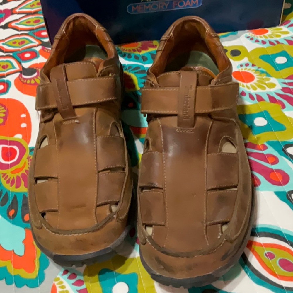 Mens brown leather shoes